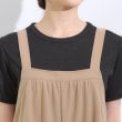 シューラルー(SHOO・LA・RUE)の裏がサラサラやわらか ギャザーサロペット16