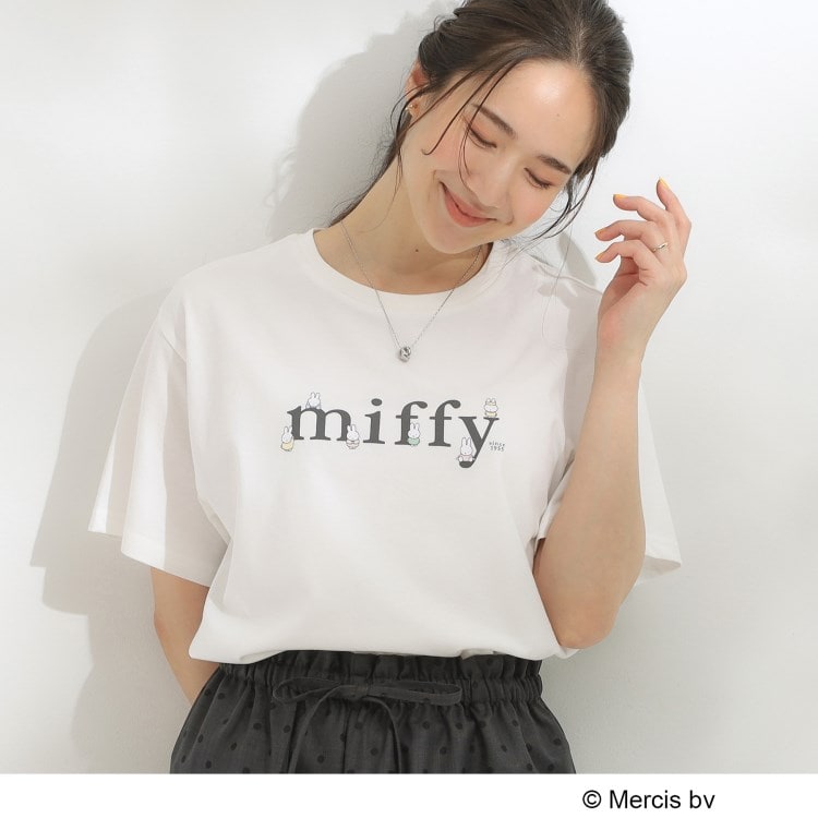 シューラルー(SHOO・LA・RUE)の【miffy】グラフィックTシャツ Ｔシャツ