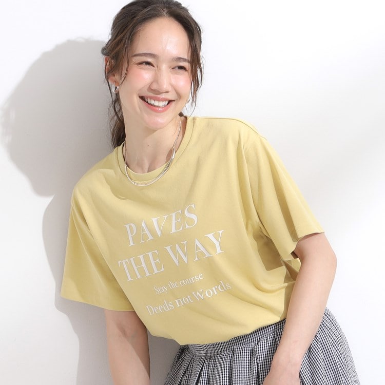 シューラルー(SHOO・LA・RUE)のひんやりプリントTシャツ Ｔシャツ