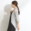 シューラルー(SHOO・LA・RUE)の【ひんやり/UV/さらさらタッチ】女性らしさ漂う 5分袖ボレロカーディガン2