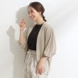 シューラルー(SHOO・LA・RUE)の【ひんやり/UV/さらさらタッチ】女性らしさ漂う 5分袖ボレロカーディガン10