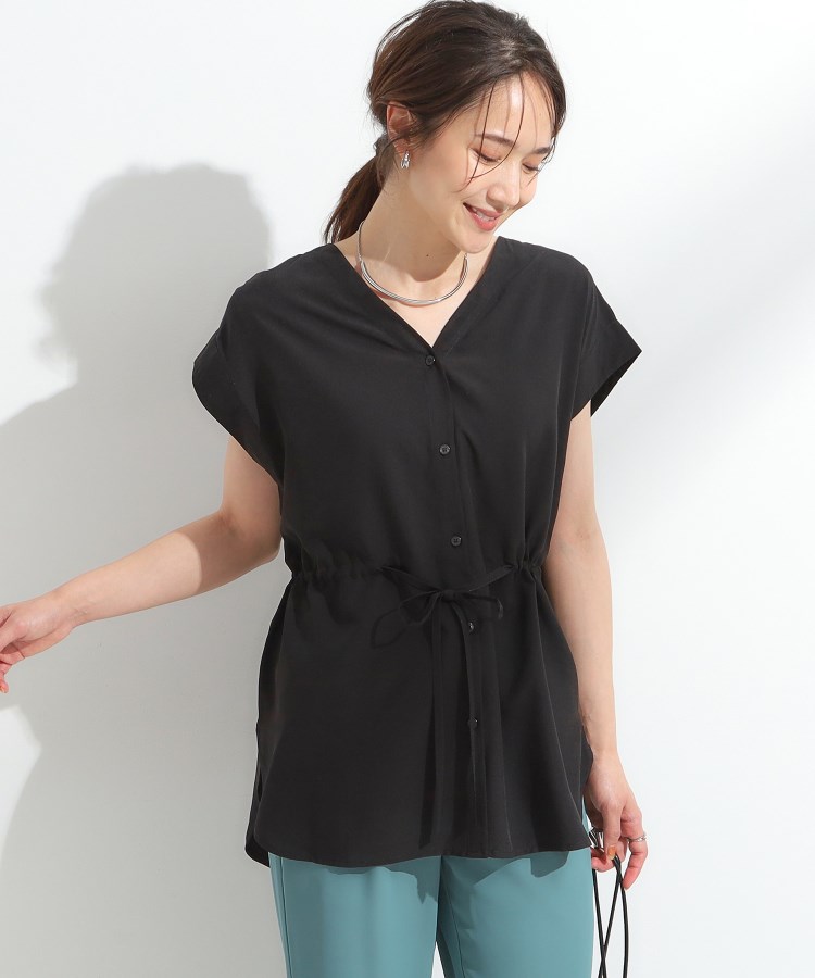 シューラルー(SHOO・LA・RUE)の着まわしがきく さらっと着れるサファリシャツ12