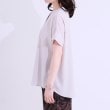シューラルー(SHOO・LA・RUE)の【洗える/S-LL/プチプラ】梨地バンドカラーシャツ18