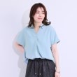 シューラルー(SHOO・LA・RUE)の【洗える/S-LL/プチプラ】スキッパーブラウス5
