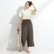 シューラルー(SHOO・LA・RUE)のさらさらひんやりストレッチガウチョパンツ7