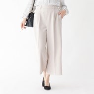 S-5L/洗濯機可/2WAYストレッチ】ダブルクロスワイドパンツ（フル