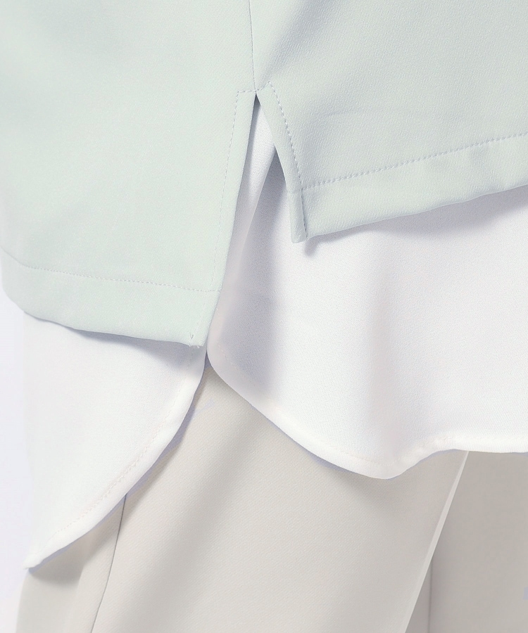 シューラルー(SHOO・LA・RUE)の【S-3L/2点セット】ストレッチ入りダブルクロスレイヤードセット21