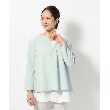 シューラルー(SHOO・LA・RUE)の【S-3L/2点セット】ストレッチ入りダブルクロスレイヤードセット9