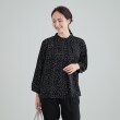 シューラルー(SHOO・LA・RUE)のさりげないフリルが女性らしい！【S-3L】プチハイネック ブラウス1