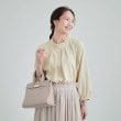 シューラルー(SHOO・LA・RUE)のさりげないフリルが女性らしい！【S-3L】プチハイネック ブラウス5