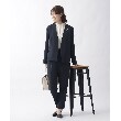 シューラルー(SHOO・LA・RUE)の【S-3L/洗える/通勤/セレモニーにも】ダブルクロス プルオンテーパードパンツ【CIRCRIC】38