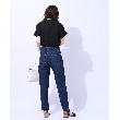 シューラルー(SHOO・LA・RUE)の【SS-3L/美脚シルエット】いつでも頼れる デニムテーパードパンツ4