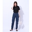 シューラルー(SHOO・LA・RUE)の【SS-3L/美脚シルエット】いつでも頼れる デニムテーパードパンツ3