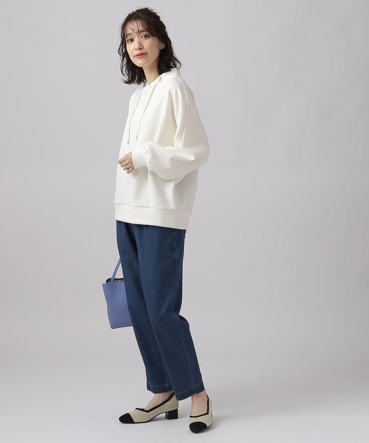 シューラルー(SHOO・LA・RUE)の【SS-3L/洗える/美脚シルエット】ボトム選びが難しい方の救世主 デニムイージーテーパードパンツ5