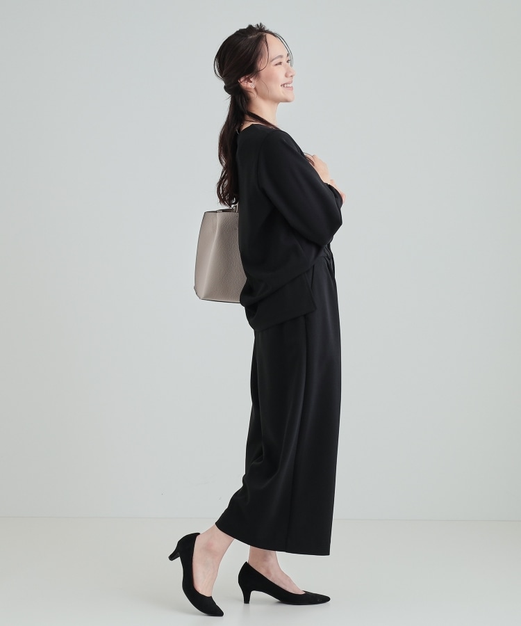 シューラルー(SHOO・LA・RUE)の【通勤/デイリー/セットアップ可】カットジョーゼット　お袖タック トップス2