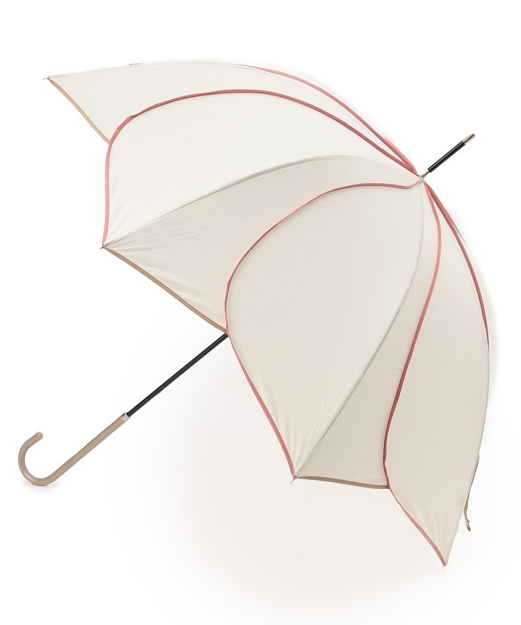 ＜WORLD＞ SHOO・LA・RUE(シューラルー) 【because/雨傘】アソートバイカラーパイピング 長傘