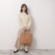 シューラルー(SHOO・LA・RUE)の2WAYコーディロイビッグトートバッグ13