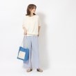 シューラルー(SHOO・LA・RUE)の配色ポケットキャンバストートバッグ18