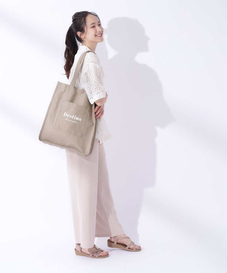 シューラルー(SHOO・LA・RUE)の【推し活／A4】うちわも入るキャンバストート18