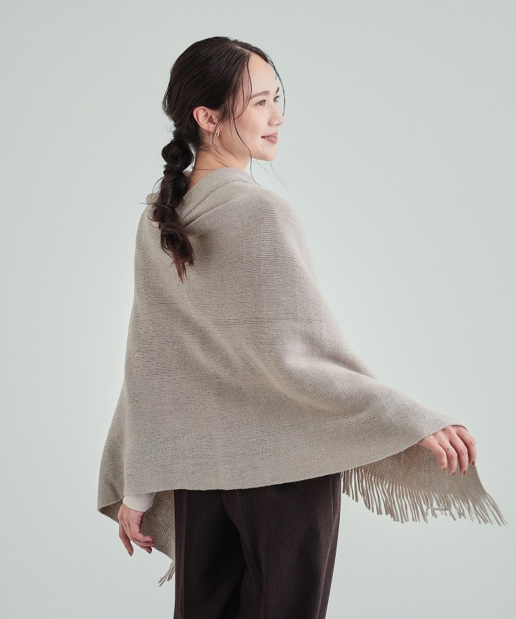 シューラルー(SHOO・LA・RUE)の【2WAY】大人のきらめき ラメライン ラッセルケープ2