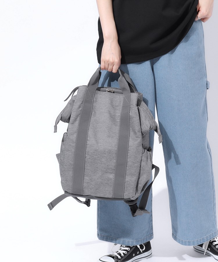 シューラルー(SHOO・LA・RUE)の【撥水】口金リュック18