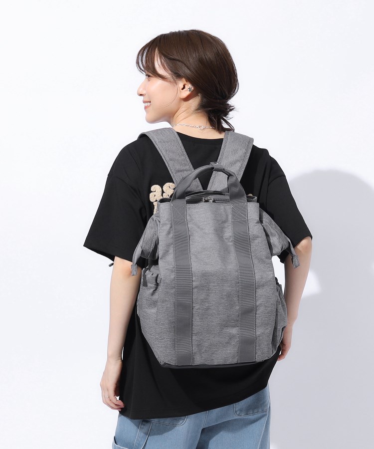 シューラルー(SHOO・LA・RUE)の【撥水】口金リュック19