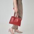 シューラルー(SHOO・LA・RUE)の【通勤/学校行事/2WAY】一枚革風フロントポケットトートバッグ14