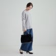シューラルー(SHOO・LA・RUE)の【2WAY】上品カラーで取り入れやすい ふわふわ ストライプファートートバッグ18