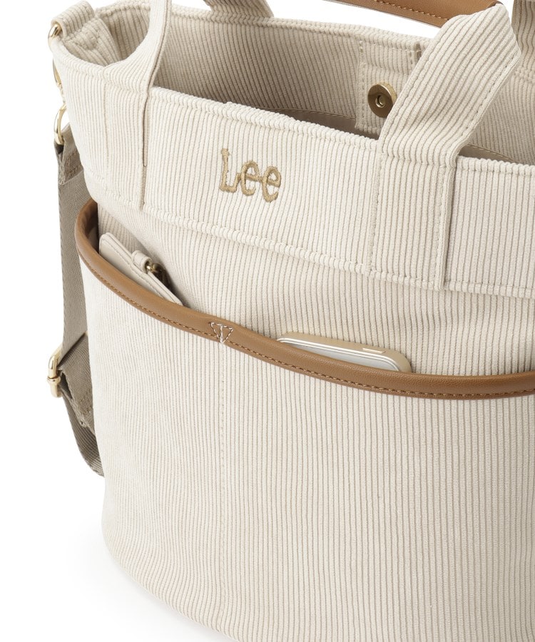 シューラルー(SHOO・LA・RUE)の【Lee別注】2WAYフロントポケットトートバッグ11
