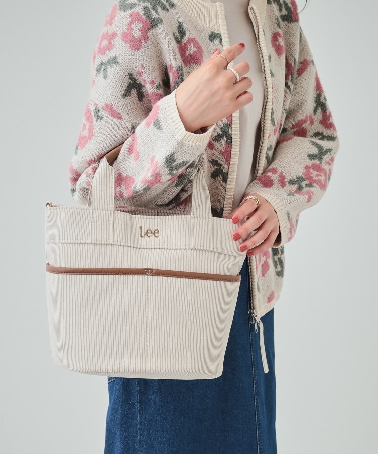 シューラルー(SHOO・LA・RUE)の【Lee別注】2WAYフロントポケットトートバッグ12