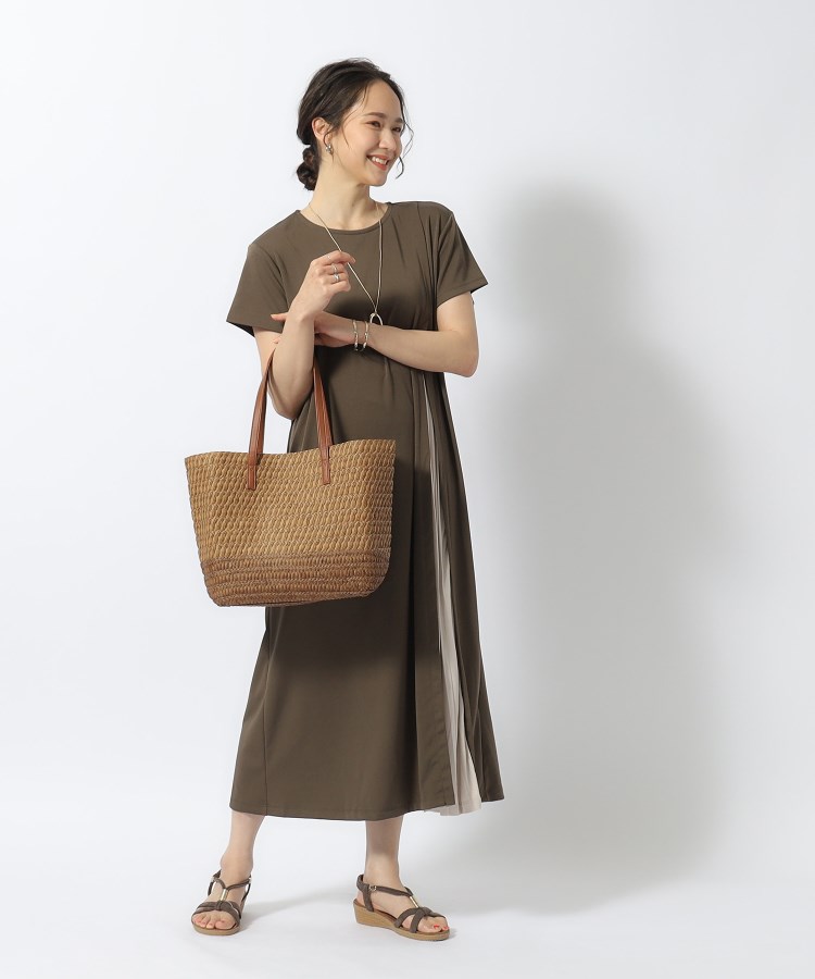 シューラルー(SHOO・LA・RUE)の雑材スクエアトートバッグ9