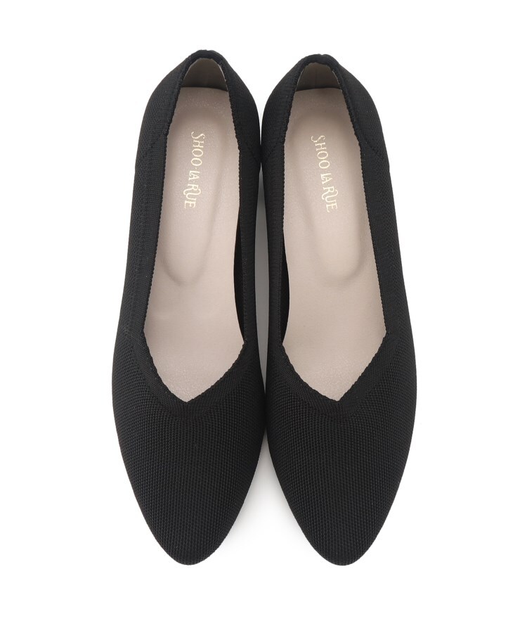 シューラルー(SHOO・LA・RUE)のニットヒールパンプス5