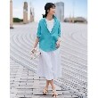 シューラルー(SHOO・LA・RUE)のカジュアル過ぎずにきれい見え ニットダブルベルトサンダル12