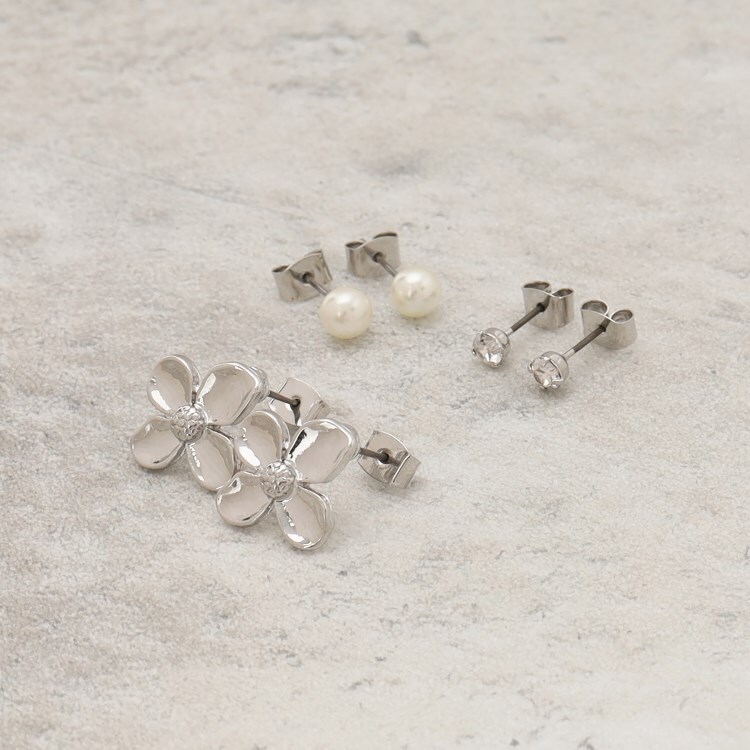 シューラルー(SHOO・LA・RUE)の【6点セット】フラワーピアス ピアス