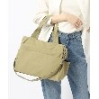 シューラルー(SHOO・LA・RUE)の【撥水】10ポケミニボストンバッグ カーキ(027)