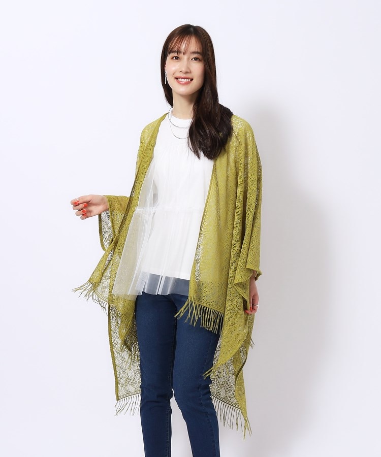 大人の透け感】総柄レースポンチョ(ポンチョ) | SHOO・LA・RUE 大人の透け感】総柄レースポンチョ(ポンチョ) | SHOO・LA・RUE
