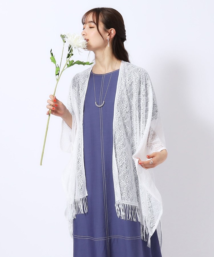 大人の透け感】総柄レースポンチョ(ポンチョ) | SHOO・LA・RUE 大人の透け感】総柄レースポンチョ(ポンチョ) | SHOO・LA・RUE
