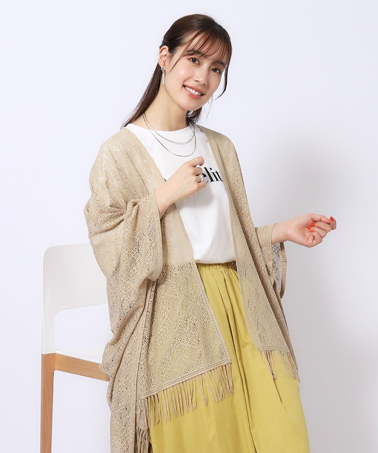 大人の透け感】総柄レースポンチョ(ポンチョ) | SHOO・LA・RUE 大人の透け感】総柄レースポンチョ(ポンチョ) | SHOO・LA・RUE