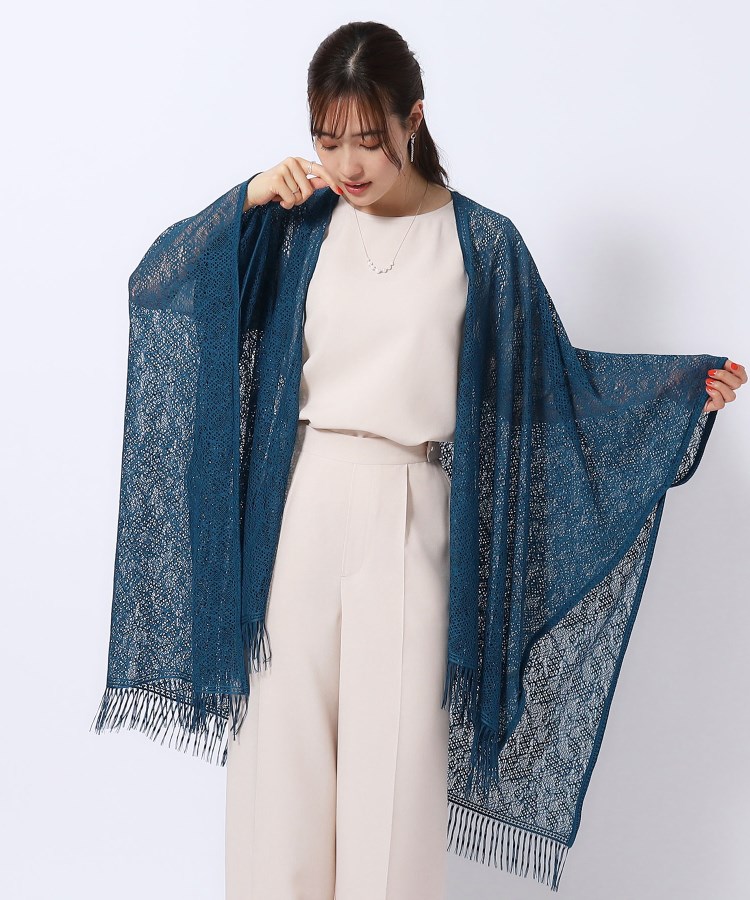 大人の透け感】総柄レースポンチョ(ポンチョ) | SHOO・LA・RUE 大人の透け感】総柄レースポンチョ(ポンチョ) | SHOO・LA・RUE