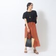 シューラルー(SHOO・LA・RUE)の雑材風素材コンビ　大きめサイズ トートバッグ14