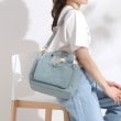 シューラルー(SHOO・LA・RUE)の【撥水／2WAY】フロントポケット10ポケットトートバッグ5
