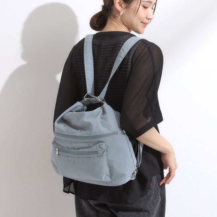 シューラルー(SHOO・LA・RUE)の【撥水／3WAY】リュックにもなる変形ショルダーバッグ ショルダーバッグ