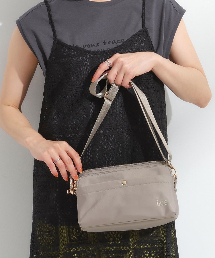 シューラルー(SHOO・LA・RUE)の【Lee別注／撥水】2層ショルダーバッグ5