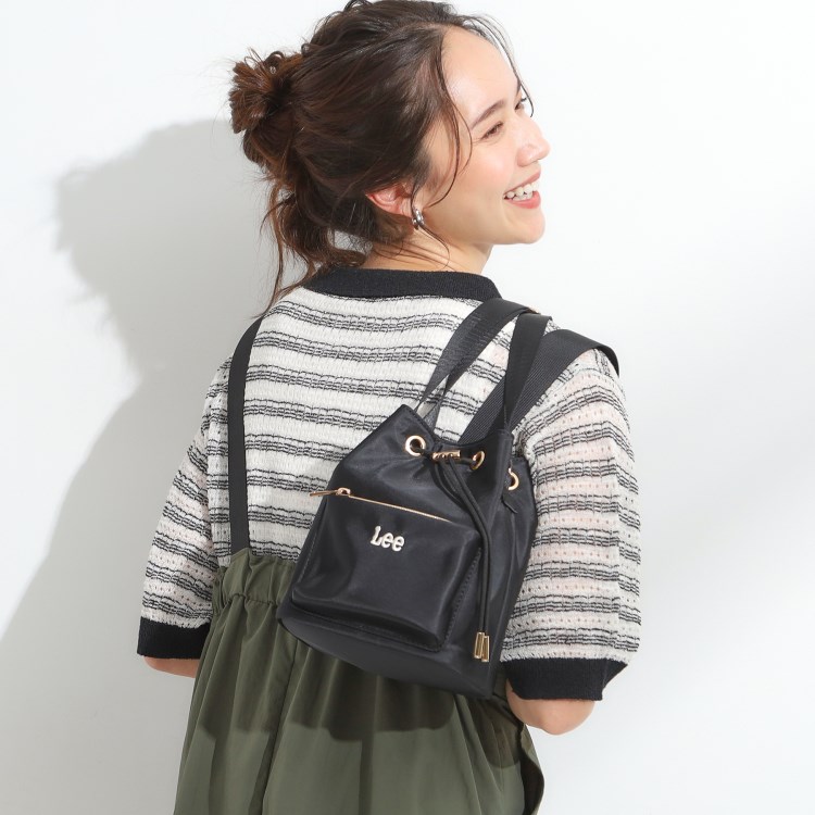 シューラルー(SHOO・LA・RUE)の【Lee別注／撥水】巾着ショルダーバッグ ショルダーバッグ