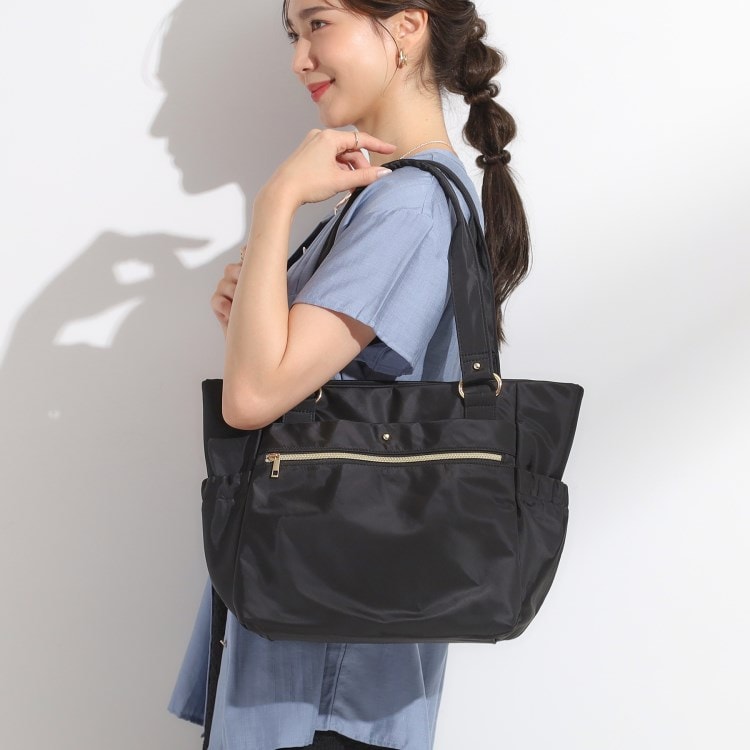 シューラルー(SHOO・LA・RUE)の【撥水】整理整頓できちゃうトートバッグ トートバッグ
