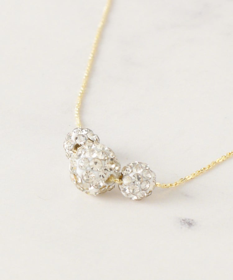 スリーパヴェプチネックレス(ネックレス) | SHOO・LA・RUE スリーパヴェプチネックレス(ネックレス) | SHOO・LA・RUE