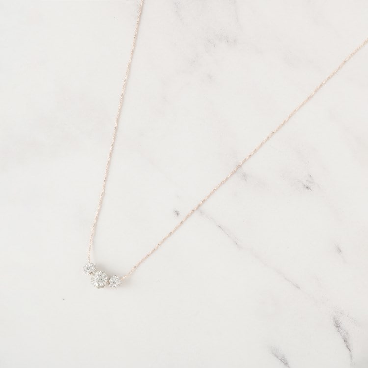 シューラルー(SHOO・LA・RUE)のスリーパヴェプチネックレス ネックレス