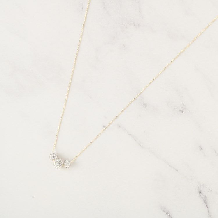 シューラルー(SHOO・LA・RUE)のスリーパヴェプチネックレス ネックレス