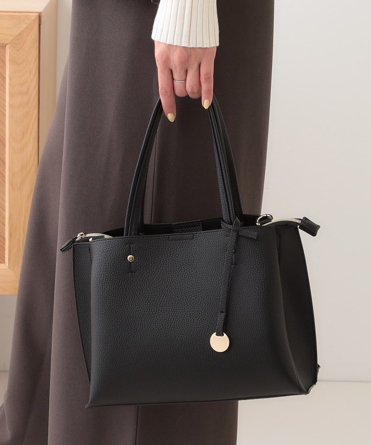 シューラルー(SHOO・LA・RUE)の【軽量/2WAY】デイリーにも通勤にも ふわっと軽いトートバッグ13