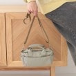 シューラルー(SHOO・LA・RUE)のボンディングミニショルダーバッグ グレージュ(050)